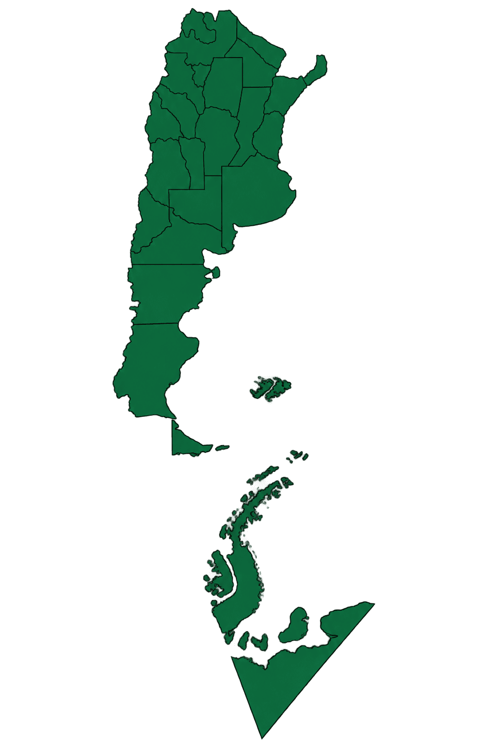 Mapa de Argentina