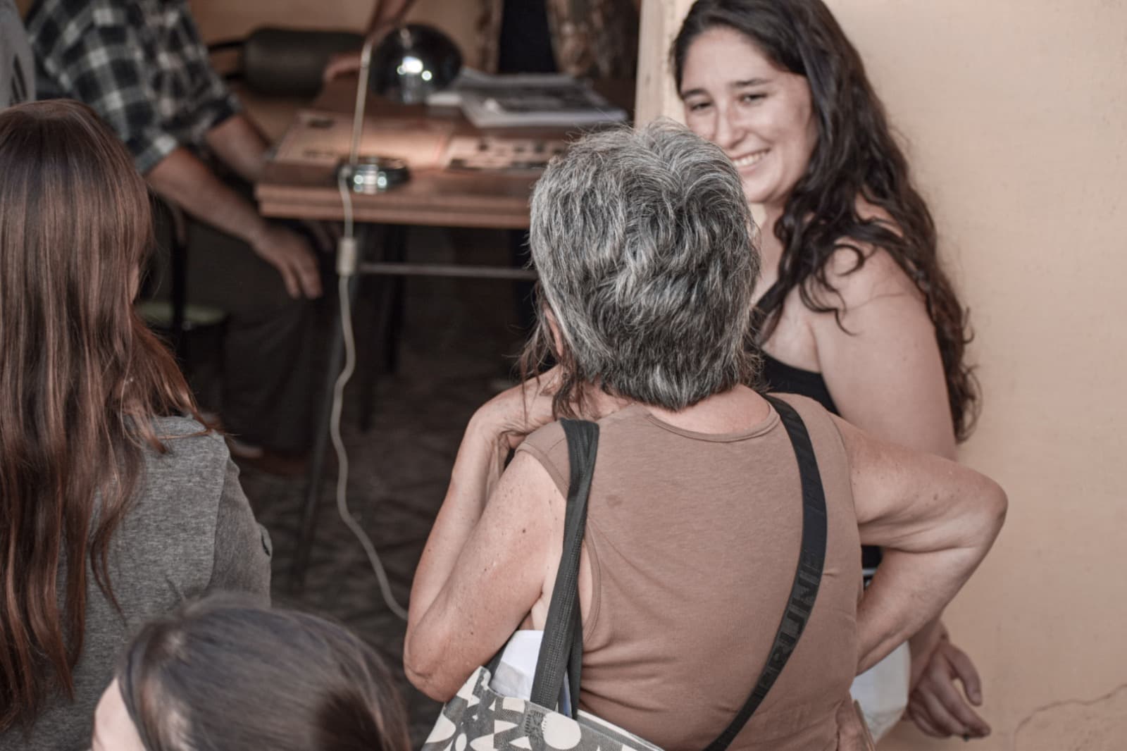 Rodaje en La imprenta del pueblo